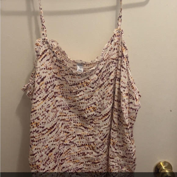 Old Navy Cream and Purple Camisole - Picture 1 of 1